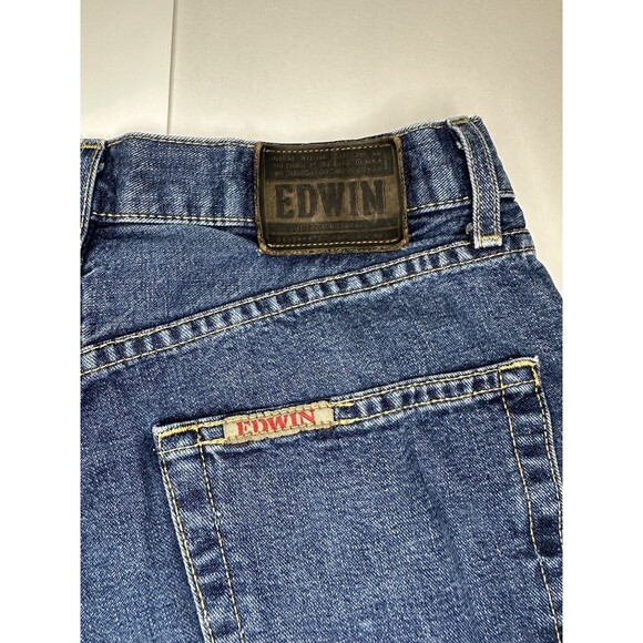 Edwin Men’s Jeans Vintage Japanese Blue Denim Made In Canada ED-827 Size 30x26 - Picture 10 of 13